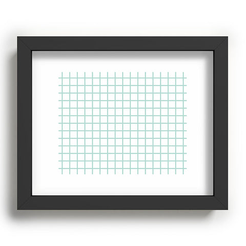 Little Arrow Design Co mint grid Recessed Framing Rectangle