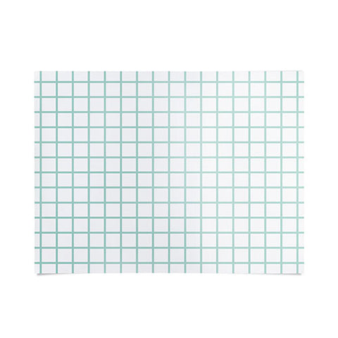 Little Arrow Design Co mint grid Poster