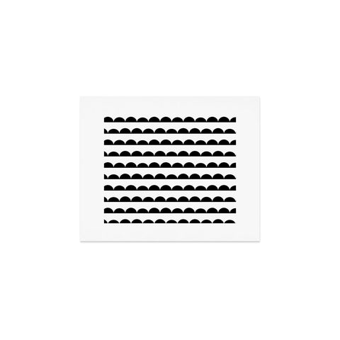 Little Arrow Design Co mod scallops Art Print