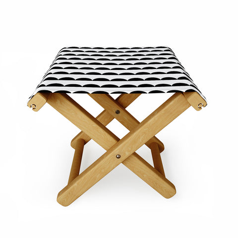 Little Arrow Design Co mod scallops Folding Stool