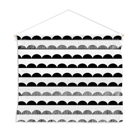 Little Arrow Design Co mod scallops Wall Hanging Landscape