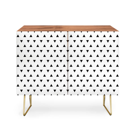 Little Arrow Design Co mod triangles in black Credenza