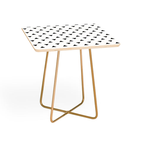 Little Arrow Design Co mod triangles in black Side Table