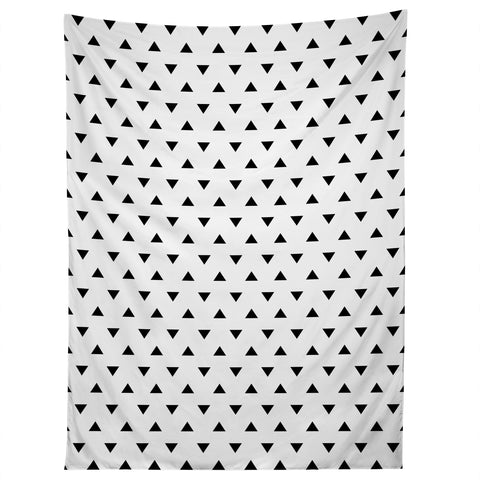 Little Arrow Design Co mod triangles in black Tapestry