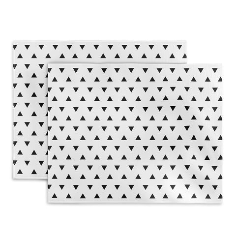 Little Arrow Design Co mod triangles in black Placemat