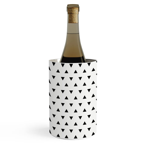 Little Arrow Design Co mod triangles in black Wine Chiller