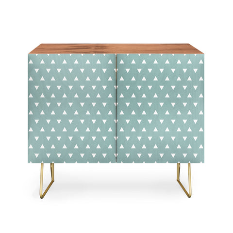 Little Arrow Design Co mod triangles on blue Credenza