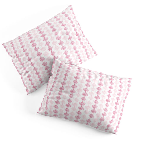 Little Arrow Design Co modern aztec in blush Pillow Shams