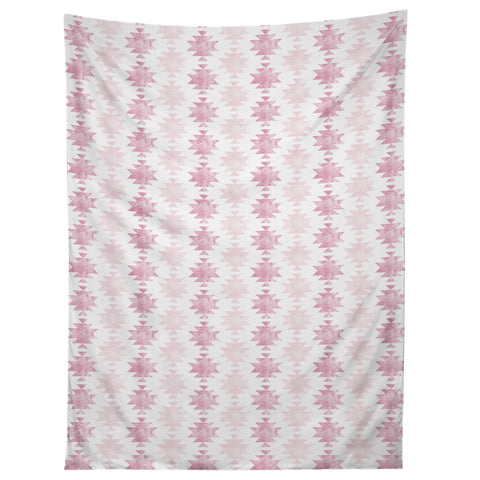 Little Arrow Design Co modern aztec in blush Tapestry