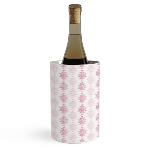 Little Arrow Design Co modern aztec in blush Wine Chiller