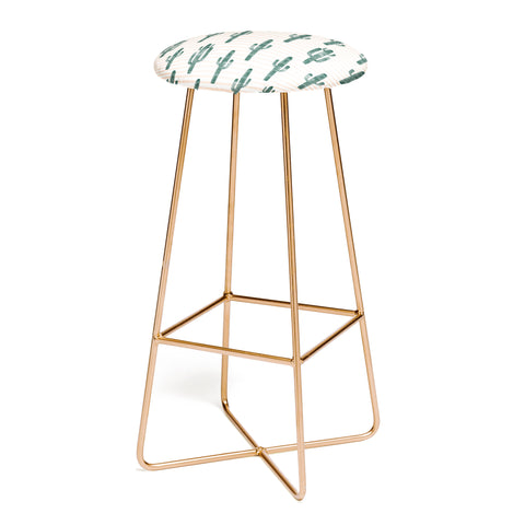 Little Arrow Design Co Modern Jungle Cactus Bar Stool
