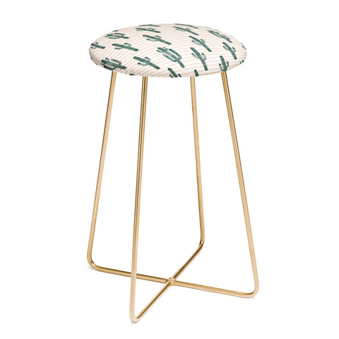 Little Arrow Design Co Modern Jungle Cactus Counter Stool
