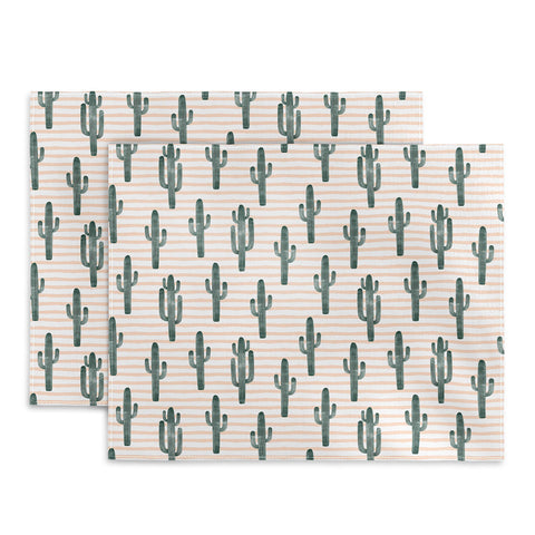 Little Arrow Design Co Modern Jungle Cactus Placemat