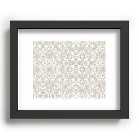 Little Arrow Design Co modern moroccan in beige Recessed Framing Rectangle