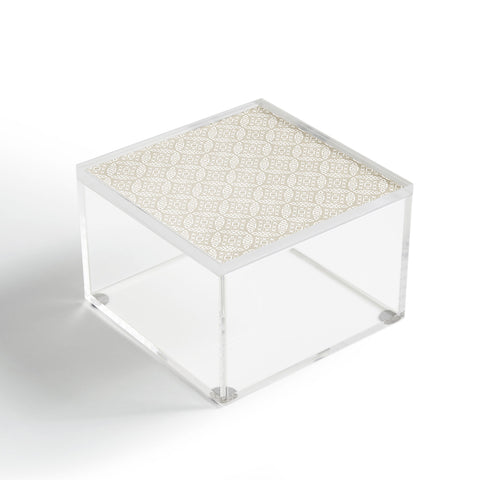 Little Arrow Design Co modern moroccan in beige Acrylic Box
