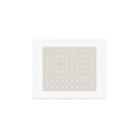 Little Arrow Design Co modern moroccan in beige Art Print