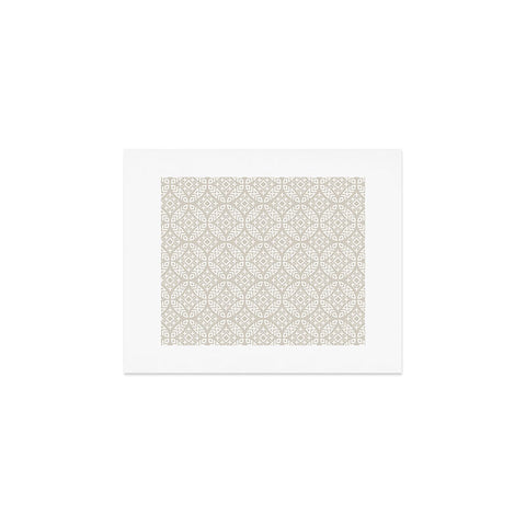 Little Arrow Design Co modern moroccan in beige Art Print