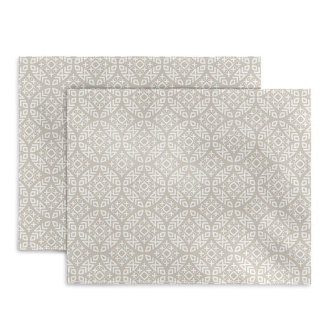 Little Arrow Design Co modern moroccan in beige Placemat