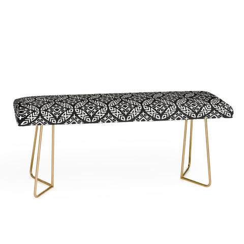 Little Arrow Design Co modern moroccan in charcoal Bench