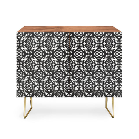 Little Arrow Design Co modern moroccan in charcoal Credenza