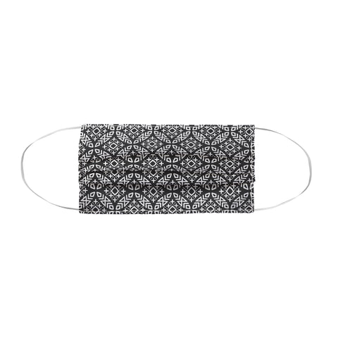 Little Arrow Design Co modern moroccan in charcoal Face Mask