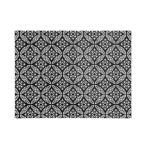 Little Arrow Design Co modern moroccan in charcoal Poster