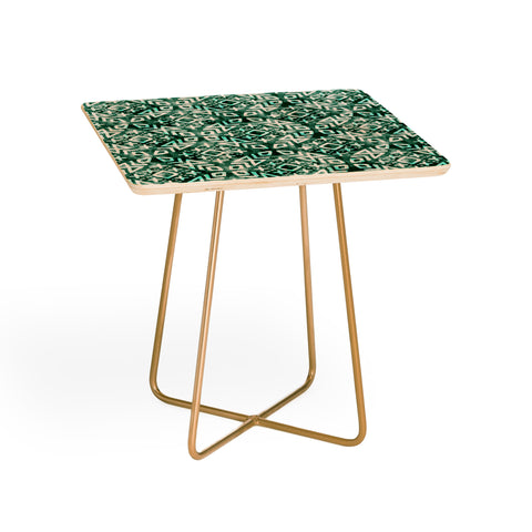 Little Arrow Design Co modern moroccan in emerald Side Table