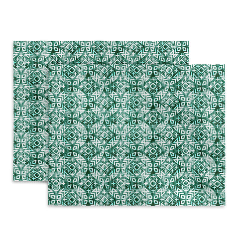 Little Arrow Design Co modern moroccan in emerald Placemat