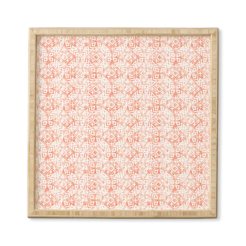 Little Arrow Design Co modern moroccan in odessa Framed Wall Art
