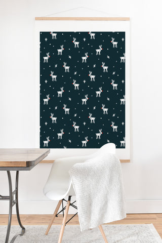 Little Arrow Design Co modern rudolph Art Print And Hanger