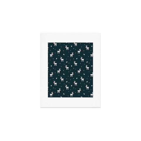 Little Arrow Design Co modern rudolph Art Print
