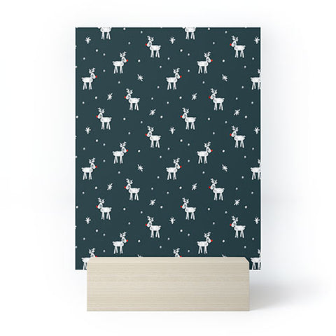 Little Arrow Design Co modern rudolph Mini Art Print