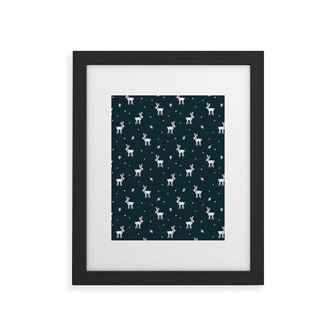 Little Arrow Design Co modern rudolph Framed Art Print