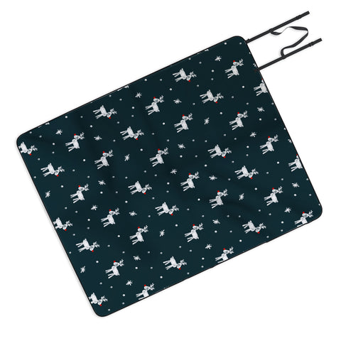 Little Arrow Design Co modern rudolph Picnic Blanket