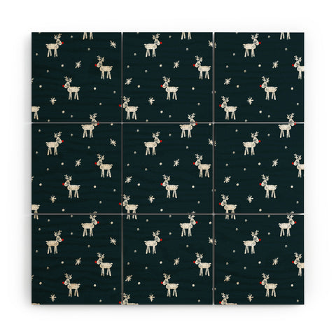 Little Arrow Design Co modern rudolph Wood Wall Mural