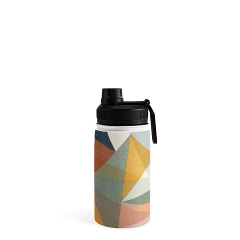 Little Arrow Design Co modern triangle mosaic multi Water Bottle