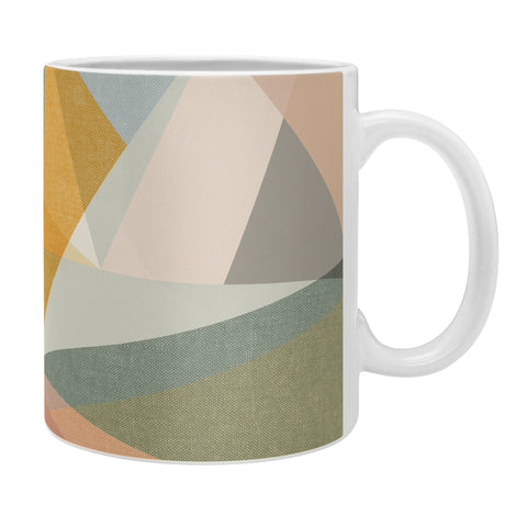 Little Arrow Design Co modern triangle mosaic multi Coffee Mug