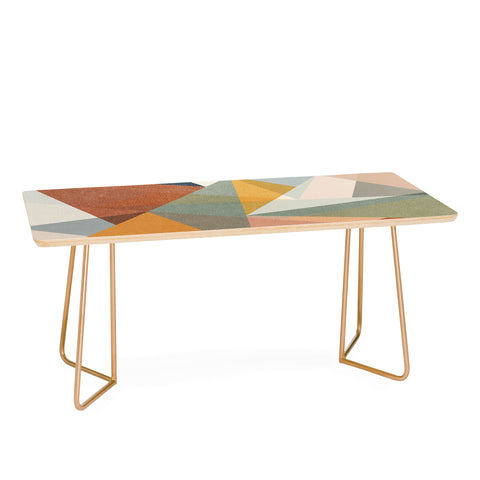 Little Arrow Design Co modern triangle mosaic multi Coffee Table