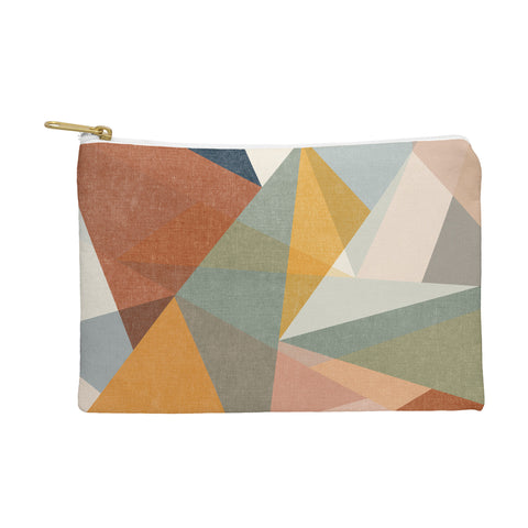 Little Arrow Design Co modern triangle mosaic multi Pouch