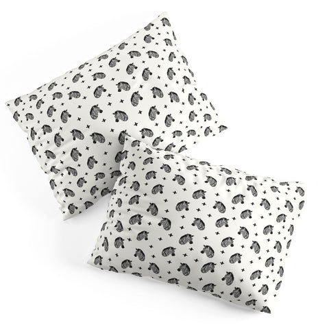 Little Arrow Design Co modern zebras Pillow Shams