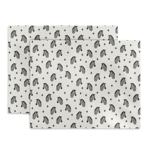 Little Arrow Design Co modern zebras Placemat