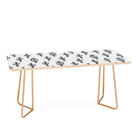 Little Arrow Design Co monochrome cactus Coffee Table