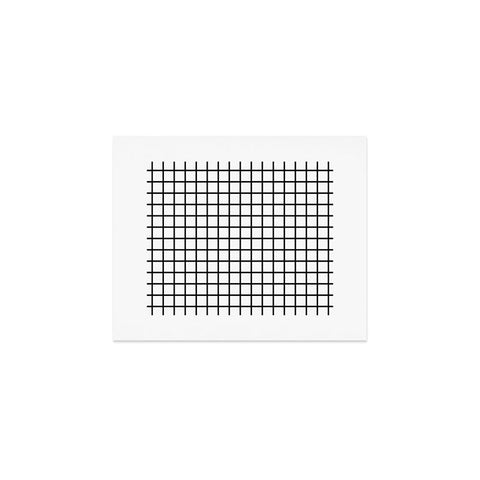 Little Arrow Design Co monochrome grid Art Print