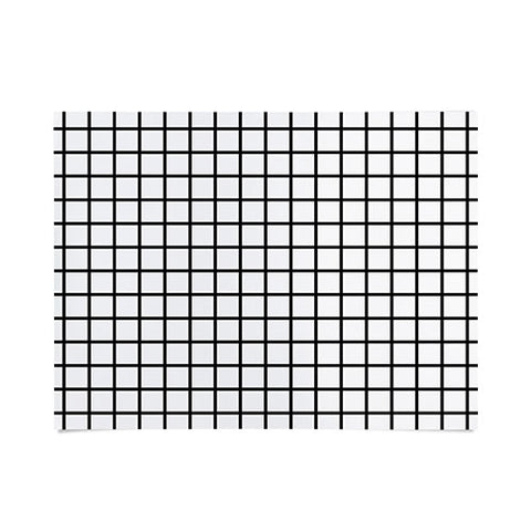 Little Arrow Design Co monochrome grid Poster