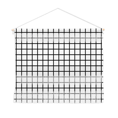 Little Arrow Design Co monochrome grid Wall Hanging Landscape