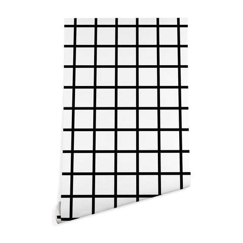 Little Arrow Design Co monochrome grid Wallpaper
