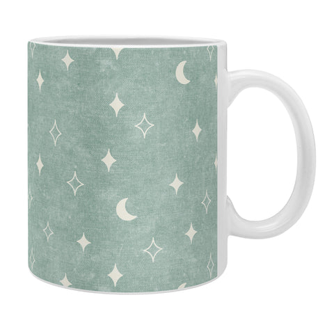 Little Arrow Design Co moon and stars surf blue Coffee Mug