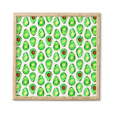 Little Arrow Design Co more avocados please Framed Wall Art