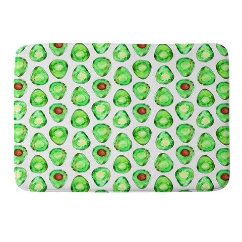 Little Arrow Design Co more avocados please Memory Foam Bath Mat