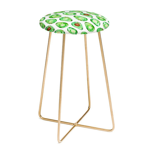 Little Arrow Design Co more avocados please Counter Stool